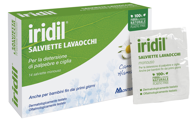 IRIDIL LAVAOCCHI 14 SALVIETTE MONOUSO - farmachicca