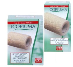 ICOPIUMA BENDA GARZA ELASTICA AUTOFISSANTE CM6X4MT 1 PEZZO - farmachicca