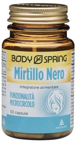 BODY SPRING MIRTILLO NERO 50 CAPSULE - farmachicca