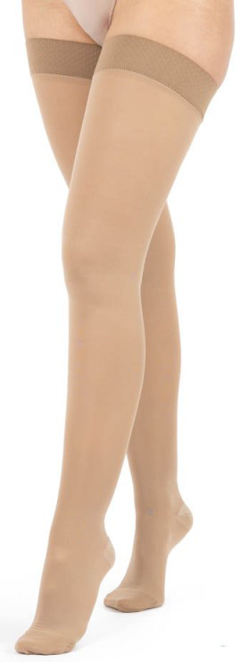 ALBERT ANDRE' ARTICOLO 234 CCL 1 CALZA AUTOREGGENTE A-G TERAPEUTICO MICROFIBRE BATTERIOSTATICO LYCRA MM HG 20-30 COLORE BISCOTTO TAGLIA S-CORTO - farmachicca