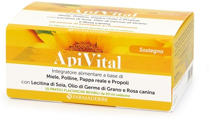 APIVITAL 15 FLACONCINI DA 20 ML 300 ML - farmachicca