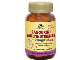 CANGURINI MULTINUTRIENTS FRUTTI BOSCO 60 COMPRESSE - farmachicca