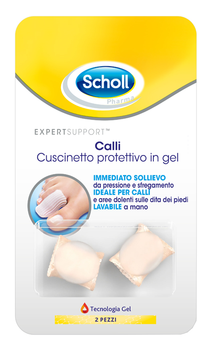 CUSCINETTI PROTETTIVI PER PIEDI CALLI SCHOLL GELACTIV 2 PEZZI - farmachicca