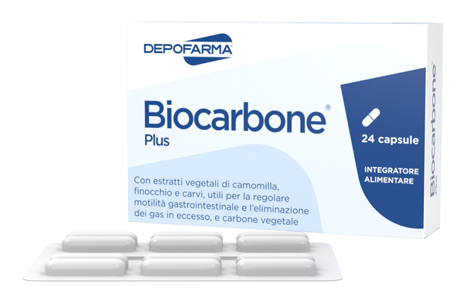 BIOCARBONE PLUS 24 CAPSULE - farmachicca