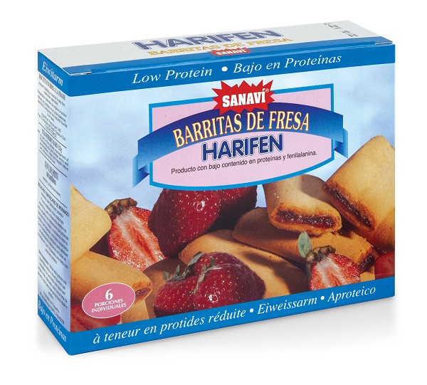 HARIFEN SNACK FRAGOLA 125 G - farmachicca