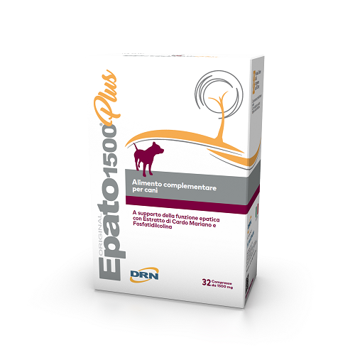 EPATO 1500 PLUS 32 COMPRESSE CANE - farmachicca