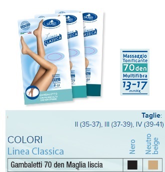 SAUBER GAMBALETTO 70 MAGLIA LISCIA NERO 4 LINEA CLASSICA - farmachicca