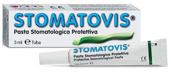PASTA STOMATOLOGICA PROTETTIVA STOMATOVIS STOMATITI AFTOSE 5 ML - farmachicca