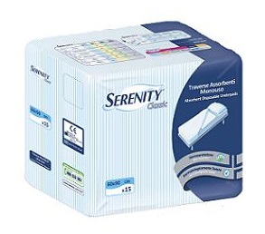 TRAVERSA SALVAMATERASSO PER INCONTINENZA SERENITY CLASSIC MISURA 60X90CM 15 PEZZI - farmachicca
