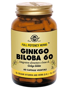 GINKGO BILOBA 60 60 CAPSULE VEGETALI - farmachicca