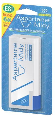 ESI ASPARTAME MIDY 500 COMPRESSE OFFERTA SPECIALE - farmachicca
