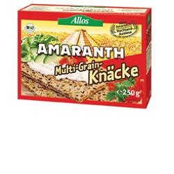 ALLOS CRACKERS INTEGRALI DI SEGALE ED AMARANTO CON SEMI MISTI SENZA LIEVITO 250 G - farmachicca