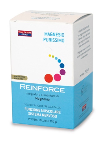 REINFORCE MAGNESIO PURISSIMO 150 GRAMMI DI POLVERE - farmachicca