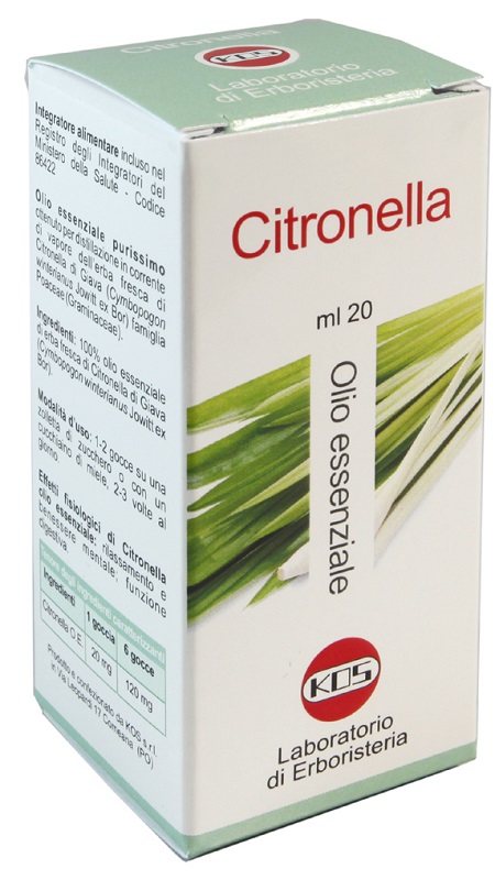 CITRONELLA OLIO ESSENZIALE 20 ML - farmachicca