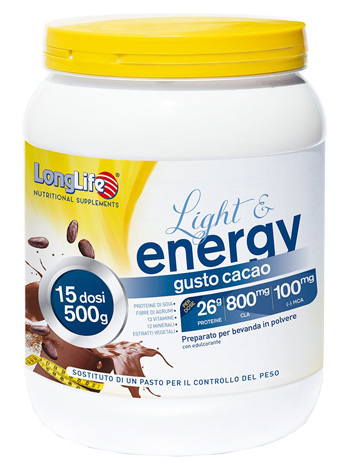 LONGLIFE LIGHT & ENERGY CACAO 500 G - farmachicca
