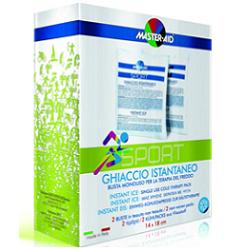 GHIACCIO ISTANTANEO MASTER-AID SPORT PER TERAPIA DEL FREDDO 2 PEZZI - farmachicca