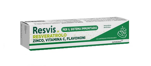 RESVIS XR ALFASIGMA 20 COMPRESSE EFFERVESCENTI DA 4 G - farmachicca