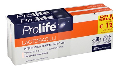 PROLIFE LACTOBACILLI DUE CONFEZIONI DA 7 FLACONCINI DA 8 ML - farmachicca