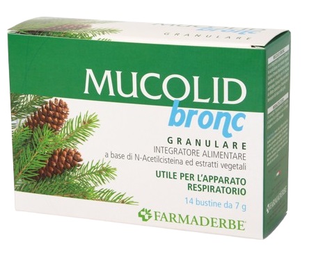 MUCOLID BRONC GRANULI 14 BUSTINE DA 7 G - farmachicca