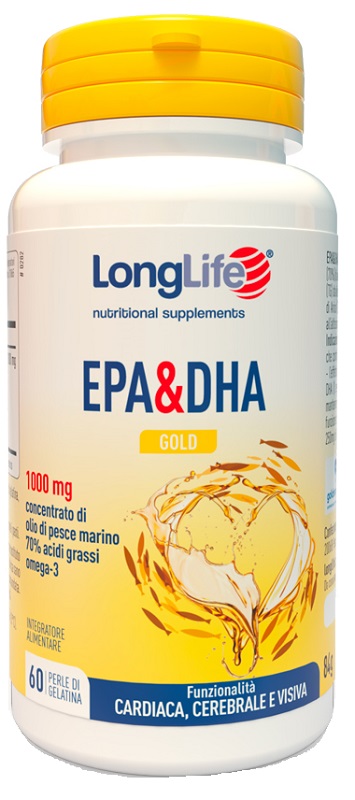 LONGLIFE EPA DHA GOLD 60 PERLE - farmachicca