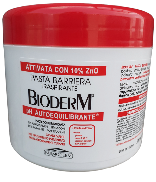 BIODERM PASTA BARRIERA ZINCO 500 ML - farmachicca