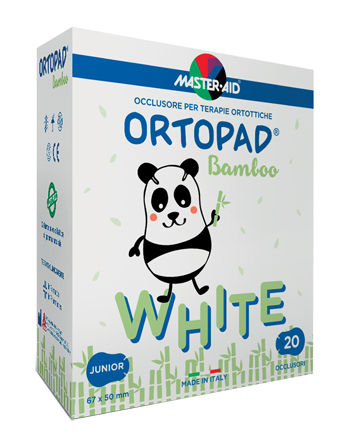 CEROTTO OCULARE PER ORTOTTICA ORTOPAD BIANCO M 20 PEZZI - farmachicca