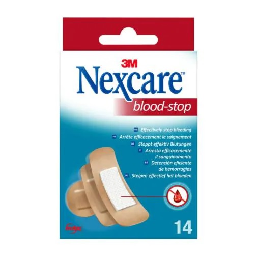 CEROTTO PREPARATO EMOSTATICI NEXCARE BLOOD STOP 14 PEZZI - farmachicca