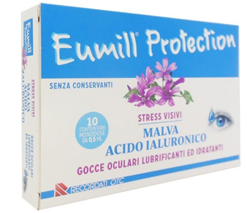 EUMILL PROTECTION GOCCE OCULARI 10 FLACONCINI MONODOSE 0,5 ML - farmachicca