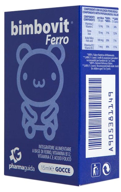 BIMBOVIT FERRO GOCCE 15 ML - farmachicca