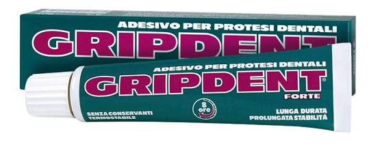 GRIPDENT FORTE ADESIVO PER PROTESI DENTARIA 40 G - farmachicca