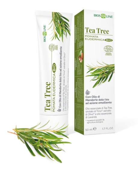 BIOSLINE TEA TREE POMATA EUDERMICA CERT ECOCERT 50 ML - farmachicca