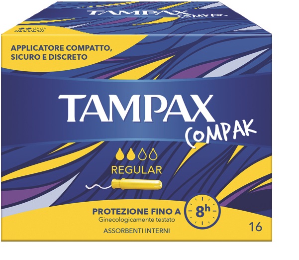 TAMPAX COMPAK REGULAR 16 PEZZI - farmachicca