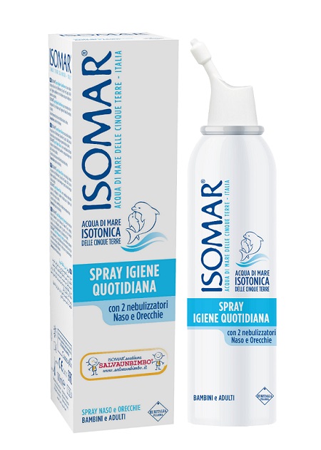 SOLUZIONE ACQUA DI MARE ISOMAR SPRAY IGIENE QUOTIDIANA 100 ML - farmachicca