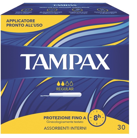 TAMPAX BLUE BOX REGULAR 30 PEZZI - farmachicca