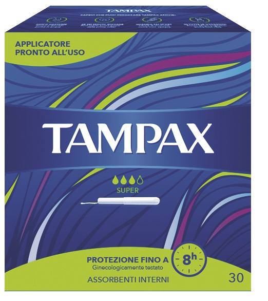 TAMPAX BLUE BOX SUPER 30 PEZZI - farmachicca