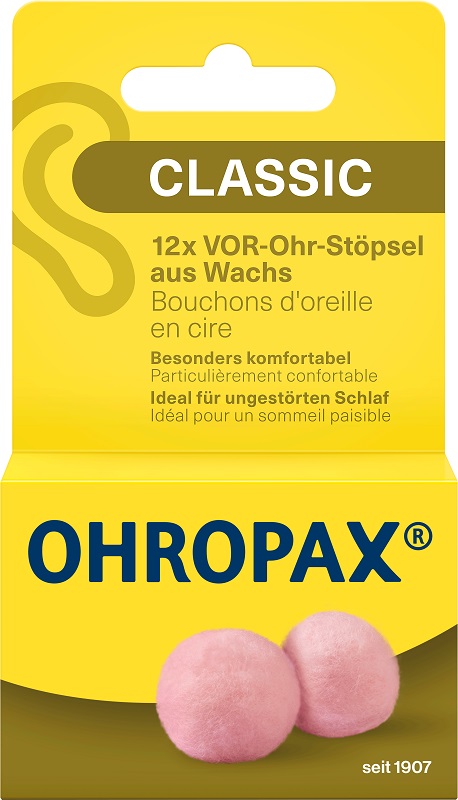 TAPPO AURICOLARE OHROPAX CERA 12 PEZZI - farmachicca
