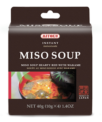 MITOKU ZUPPA DI MISO ISTANTANEA ALLE ALGHE 4 BUSTINE DA 10 G L'UNA - farmachicca