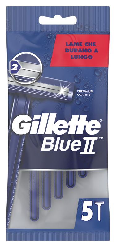 RASOIO GILLETTE BLUE II STANDARD 6 X 20 X 5 - farmachicca