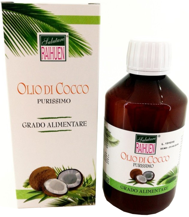 RAIHUEN OLIO COCCO GRADO ALIMENTARE 100 ML - farmachicca