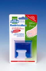 RADDRIZZA ALLUCE IN GEL DI SILICONE BIANCO SEMITRASPARENTE SAGOMATA PER PROTEGGERE E RIALLINEARE L'ALLUCE EVITANDO LO SFREGAMENTO FRA IL PRIMO E IL SECONDO DITO IGIENEPIEDE 1 PEZZO - farmachicca