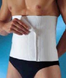 CIZETA ORTO' FLEXA FASCIA POSTOPERATORIA H 27 LEGGERA POLIESTENSIVA COTONE BIANCO 2 - farmachicca