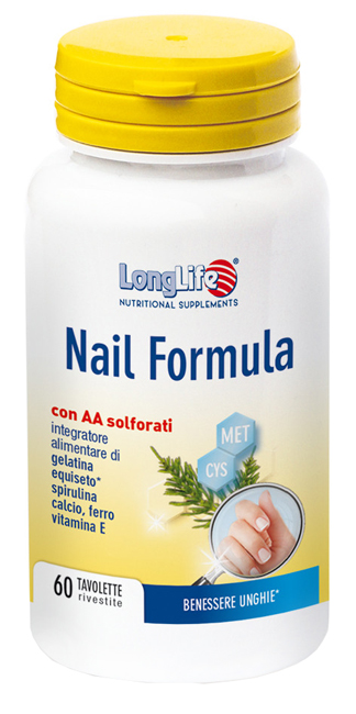 LONGLIFE NAIL FORMULA 60 TAVOLETTE - farmachicca