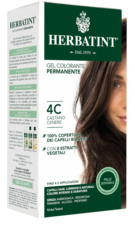 HERBATINT 4C CASTANO CENERE 150 ML - farmachicca