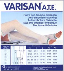 VARISAN ATE 18MMHG CALZA AUTOREGGENTE AG PA BIANCO 2 - farmachicca