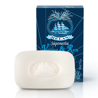 VETIVER & RUM SAPONETTA PROFUMATA 100 G - farmachicca