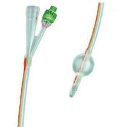 CATETERE FOLEY IN SILICONE TRASPARENTE A 2 VIE CON PALLONCINO 5-10ML DIAMETRO CH20 6,66MM LUNGHEZZA 40CM - farmachicca