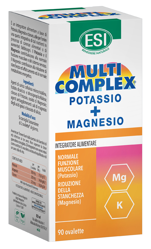 ESI MULTICOMPLEX POTASSIO MG 90 OVALETTE - farmachicca