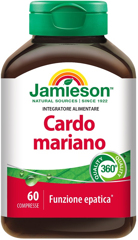 CARDO MARIANO MILK THISTLE JAMIESON 60 COMPRESSE - farmachicca