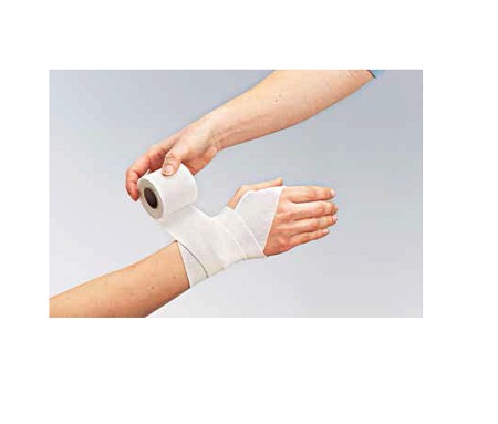 BENDA ELASTICA MEDICATA AUTOADESIVA FORTELAST PLUS CON OSSIDO DI ZINCO 10X450 CM - farmachicca