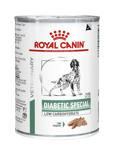 VETERINARY DIET WET DOG DIABETIC SPECIAL LOW CARBOHYDRATE 410 G - farmachicca